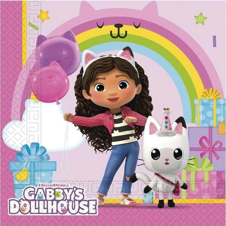 Gabby````s Dollhouse paper napkins 33x33cm 20