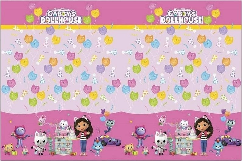 Gabby```s Dollhouse plastic tablecloth 120x180cm 5201184957585