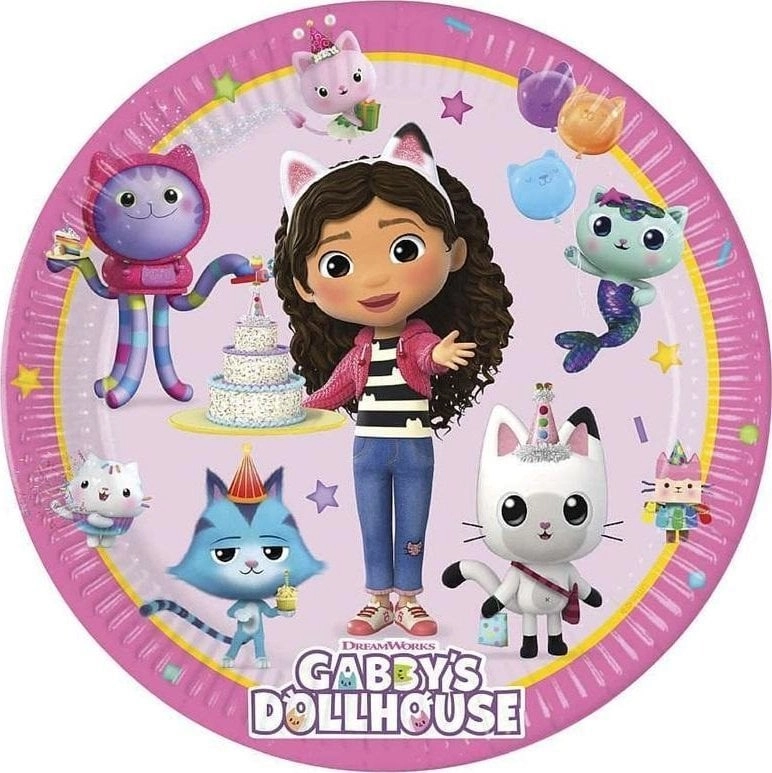 Gabby````s Dollhouse paper plates 20 cm