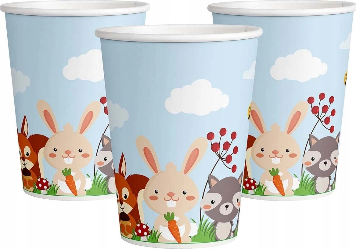 GoDan Paper cups Forest animals 8