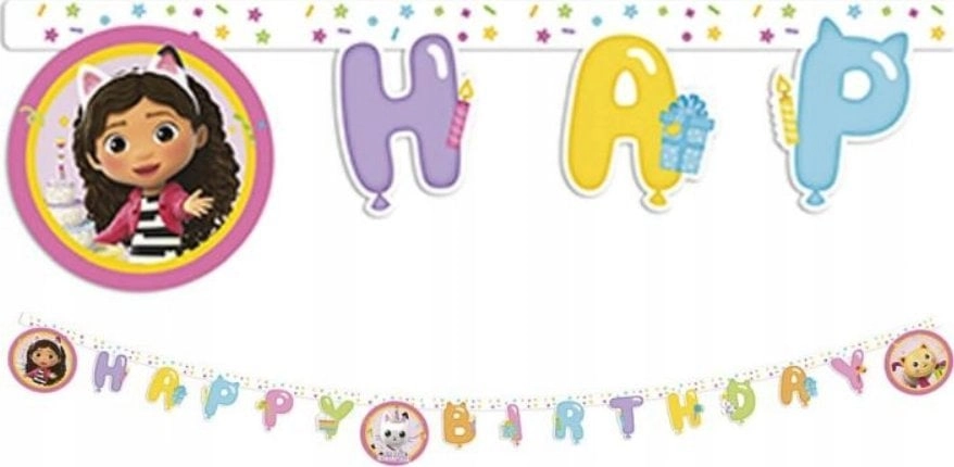 Banner Gabby````s Dollhouse - Happy Birthday