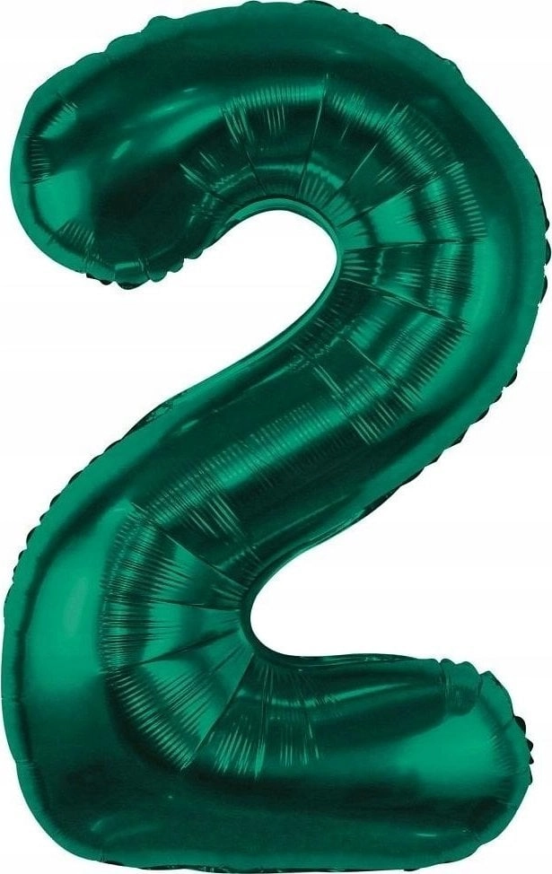 BC foil balloon number 2  bottle