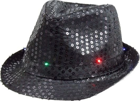 Sparkly black sequin hat 5902973100754