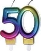 50th colorful birthday candle 5904266056564