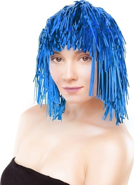 GoDan Foil wig - blue. 6147664