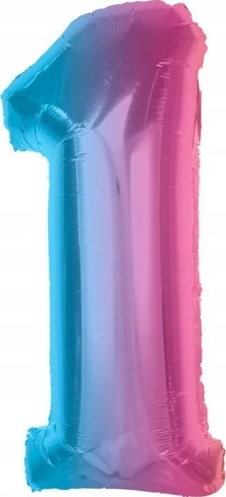 Number 1 foil balloon  rainbow Smart