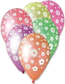 Premium balloons Flowers 12"/5 pcs