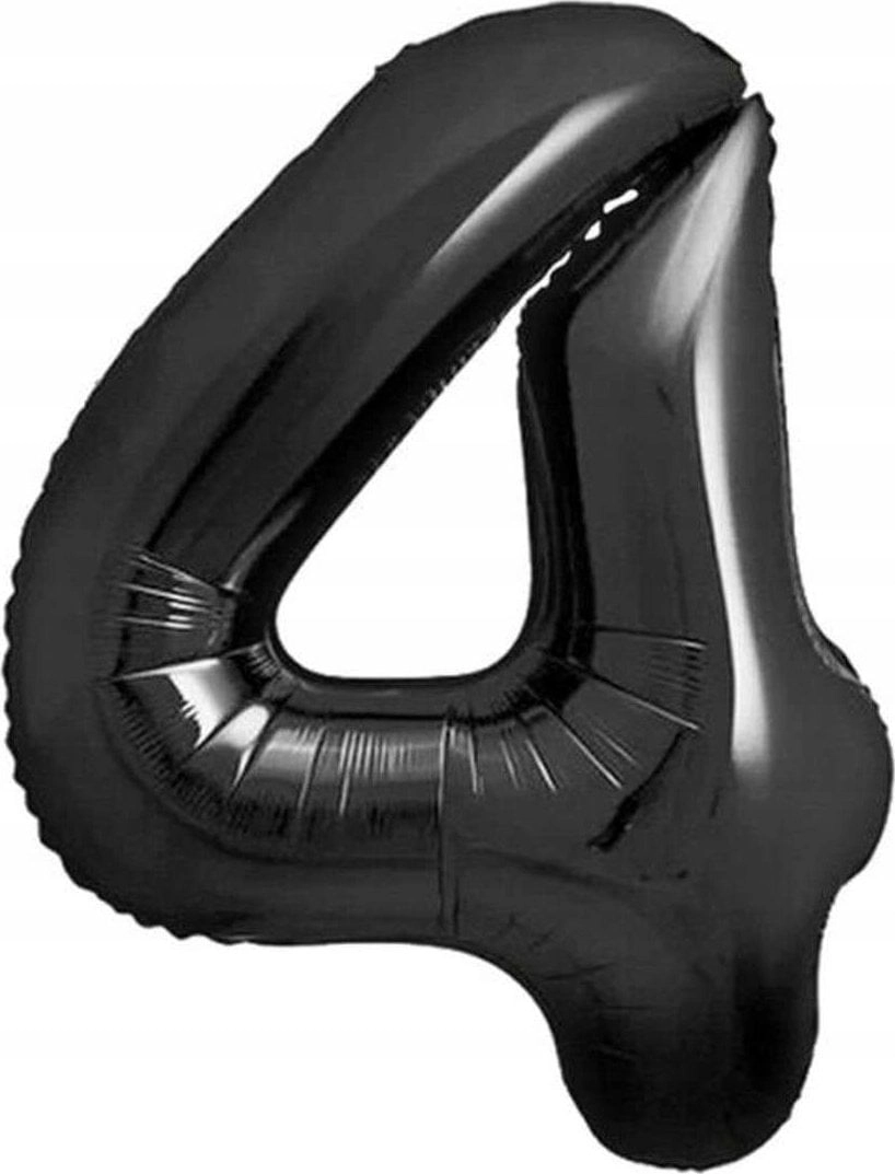 BC foil balloon number 4  matte