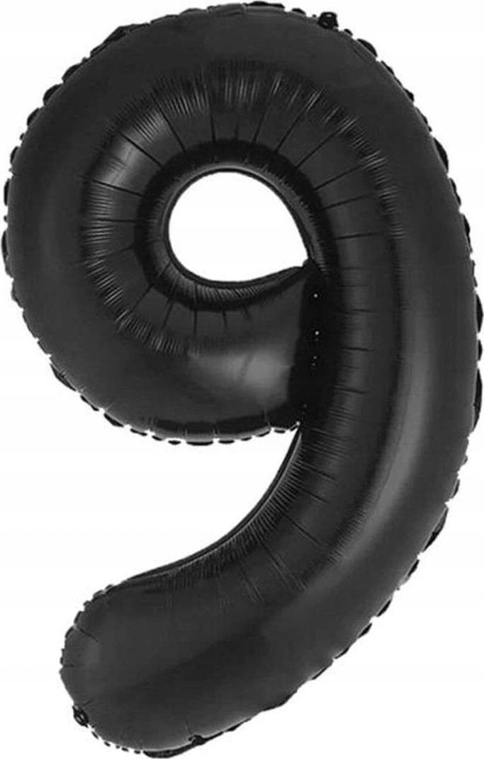 BC foil balloon number 9  matte
