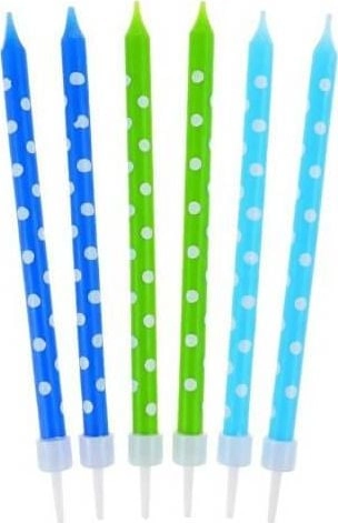 GoDan Polka dot birthday candles for