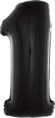GoDan Foil balloon `1` black 85