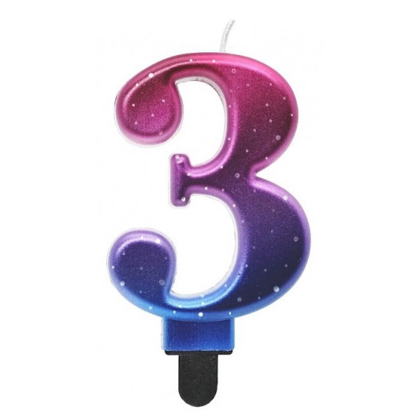 GoDan Night sky Metallic Cake Candle
