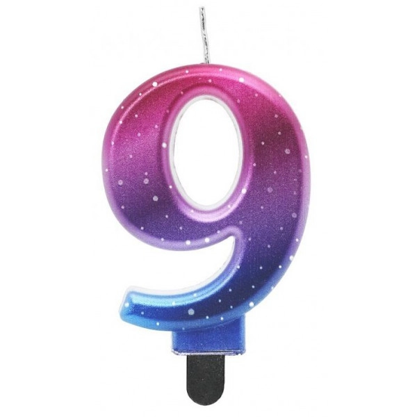 GoDan Night sky Metallic Cake Candle