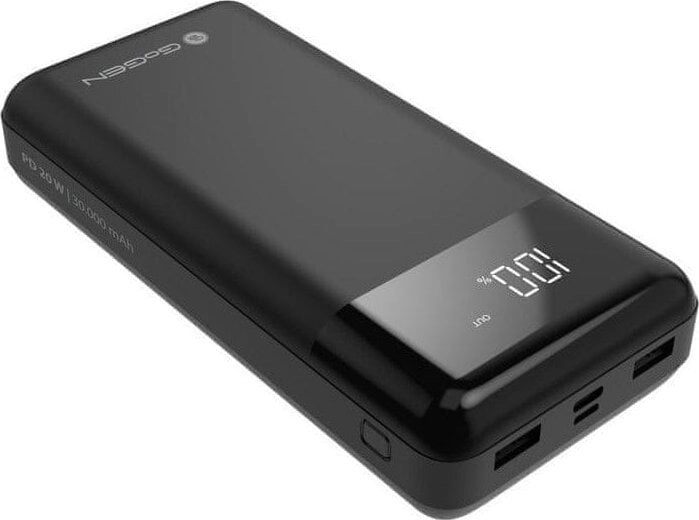 Powerbank GoGen PB300001B 30000 mAh czarny