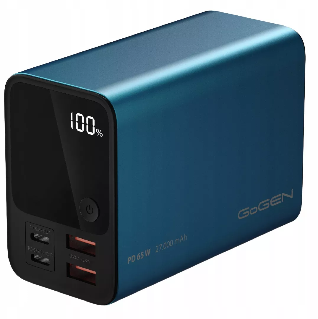 Powerbank GoGen PB270001BL 27000 mAh blue
