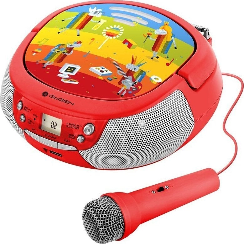 GoGEN DECKOPREHRAVACR children`s radio player Red