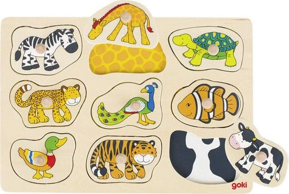 Goki Puzzle - puzzle with handles