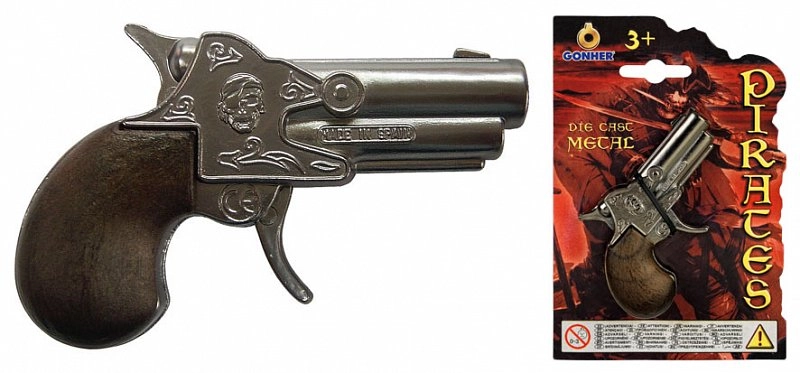 Gonher Small Pirate Metal Pistol -