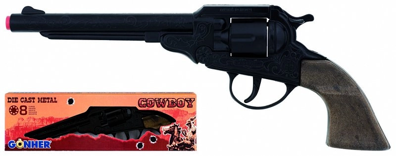 Gonher Rewolwer kowbojski metalowy 15588/6 GXP-657428