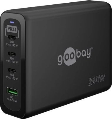 Ładowarka Goobay Wieloportowa szybka ładowarka USB-C