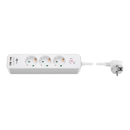 41264 3-Way Power Strip with Switch