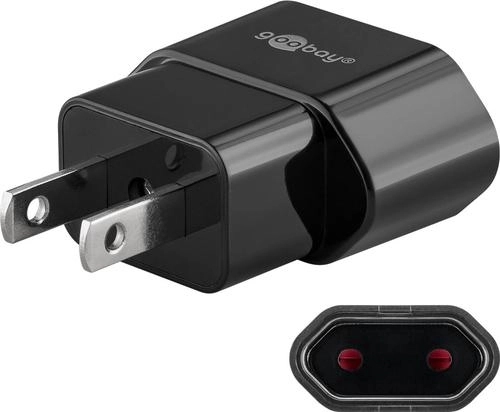 Goobay power adapter black - Euro