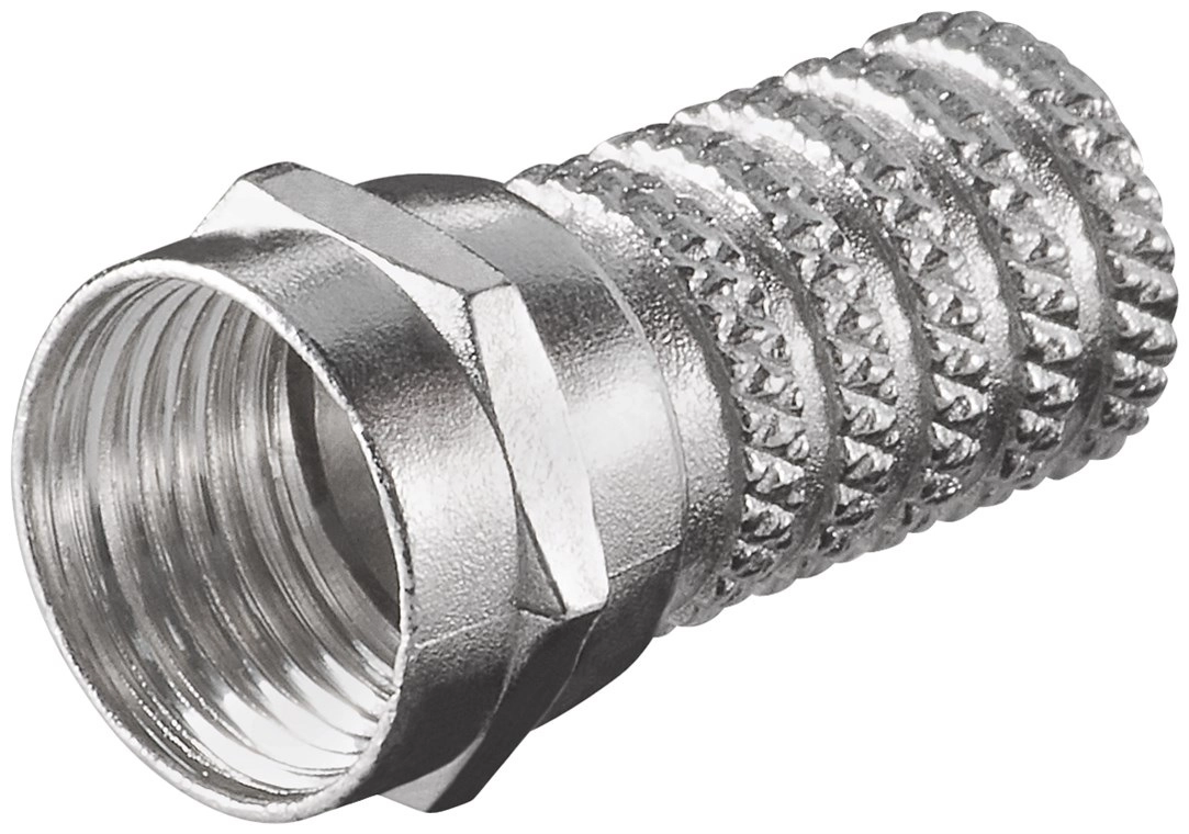 Goobay Koncówka na kabel antenowy 6mm