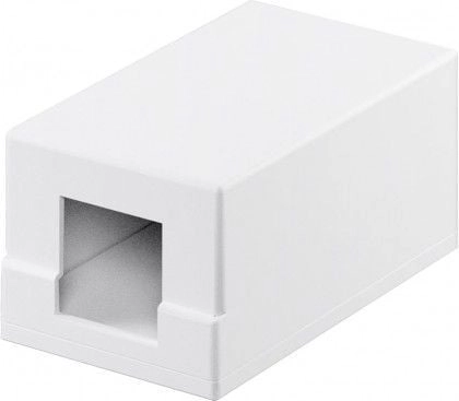 Goobay Pusta obudowa Keystone 1-port umożliwia