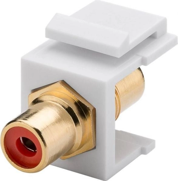 Goobay Gniazdo cinch/RCA 79669 czerwone (79669)