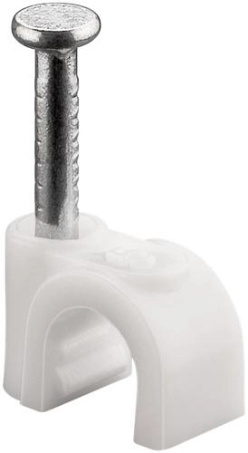 Goobay Organizer Cable clamp  white -