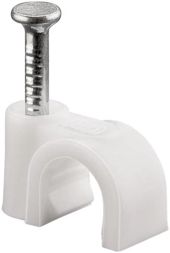 Goobay Cable Clip 6 mm white
