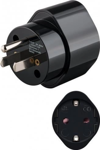 Goobay US/Japan Network Adapter  Black 45354