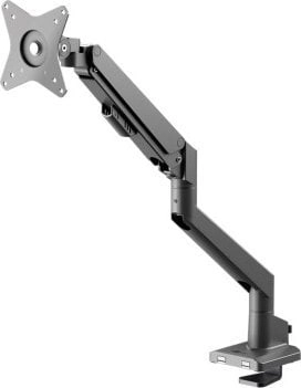 Single screen bracket with gas spring