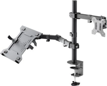 Goobay Monitor Mount with Laptop Arm