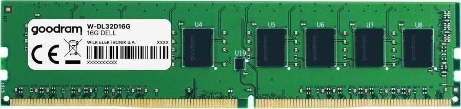 GOODRAM 16GB DDR4 memory dedicated. DELL