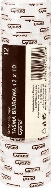 Office tape 12mmx10m (12pcs) GRAND 130-1278