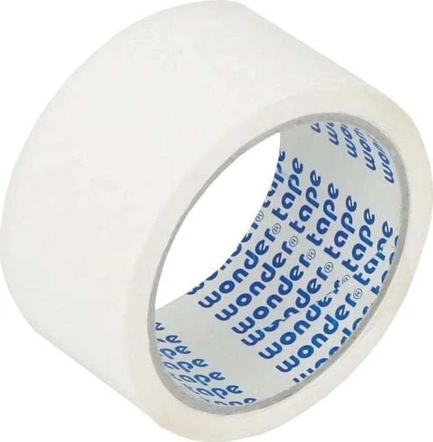 Packing tape 48mmx50m white (6pcs) WONDER