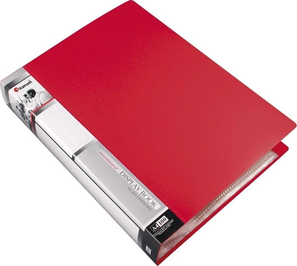 A4 offer folder with 100 red