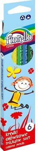 Super Soft crayons 6 colors FIORELLO