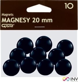 Magnet 20mm black 10pcs GRAND MGK0080025