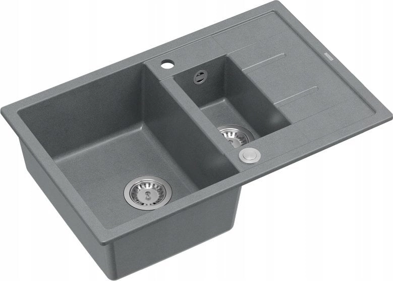 Zlewozmywak GraniteQ MORGAN 156 zlewozmywak silver