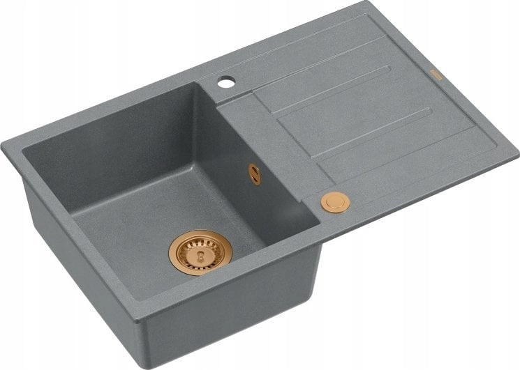 Zlewozmywak GraniteQ MORGAN 111 zlewozmywak silver