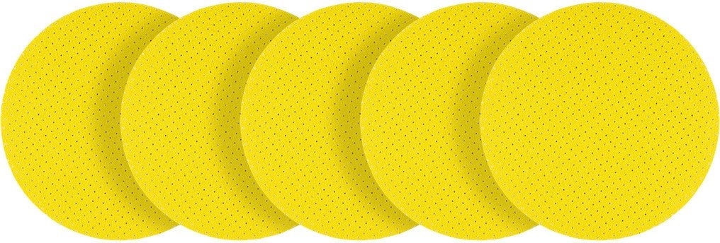 Abrasive discs perforated Velcro with holes