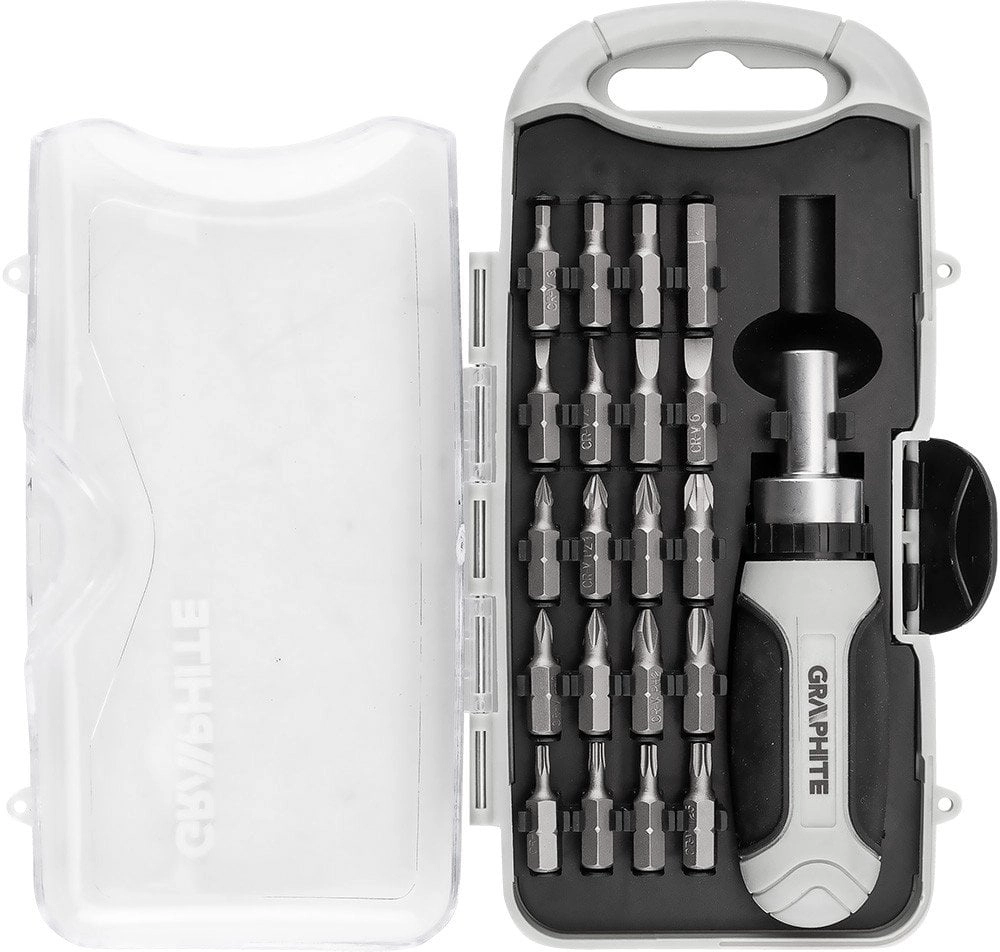 Bit set with magnetic holder and