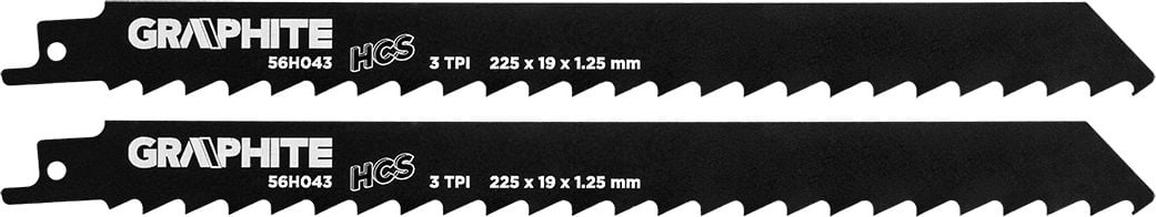 Saber saw blades  2 pcs. Graphite