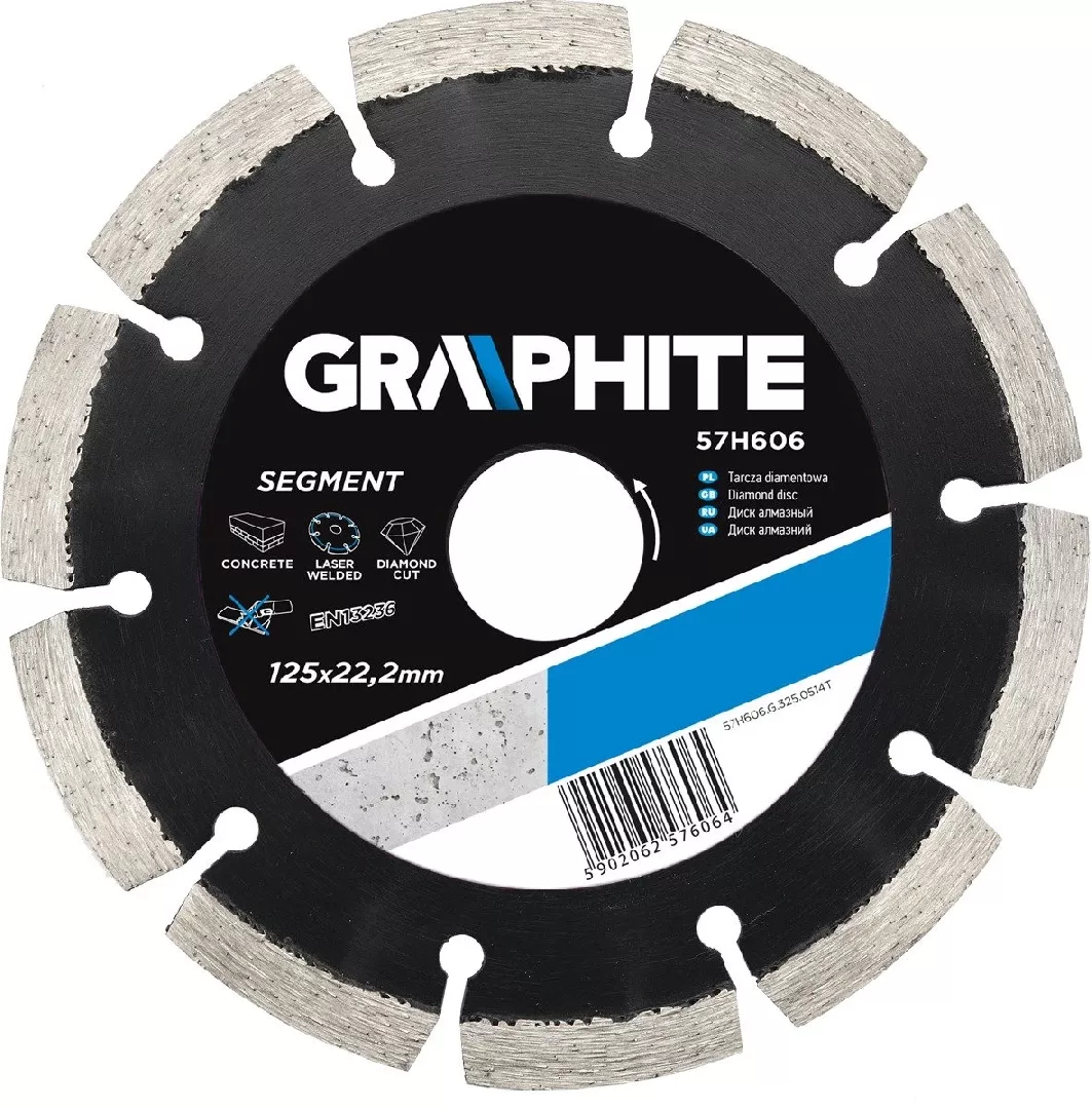Graphite Segmented diamond disc 230x22.2mm