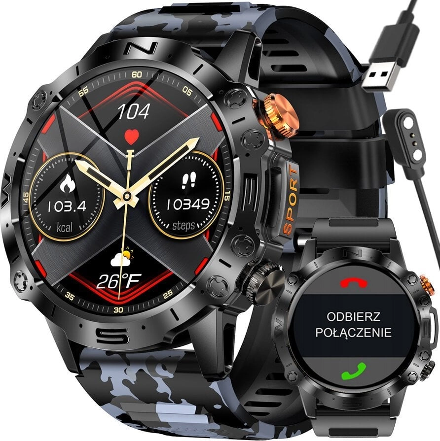 Smartwatch Gravity SMARTWATCH MĘSKI GRAVITY GT20-5
