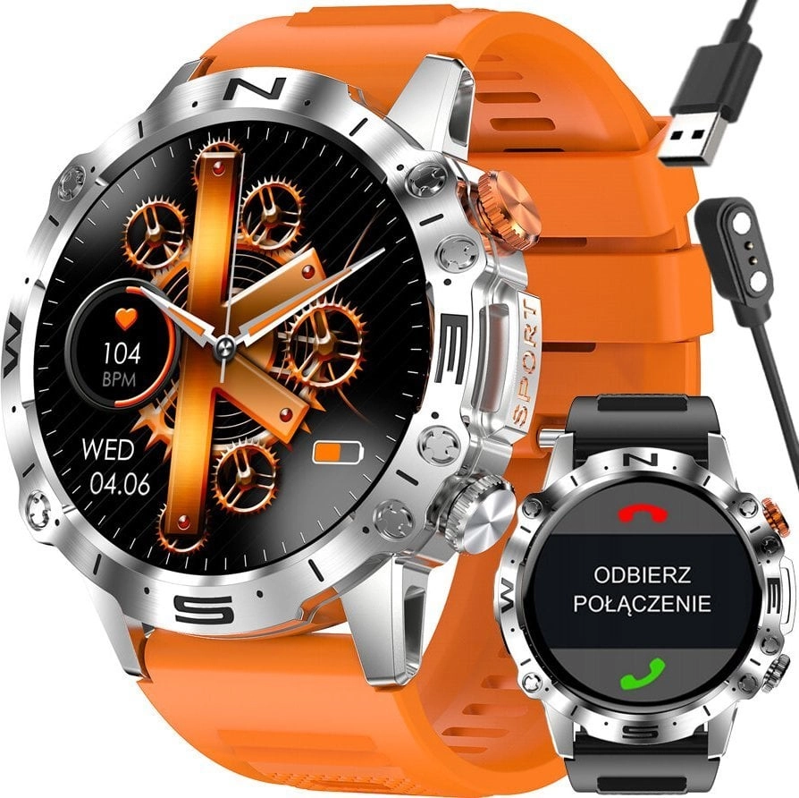 Smartwatch Gravity SMARTWATCH MĘSKI GT20-4 -