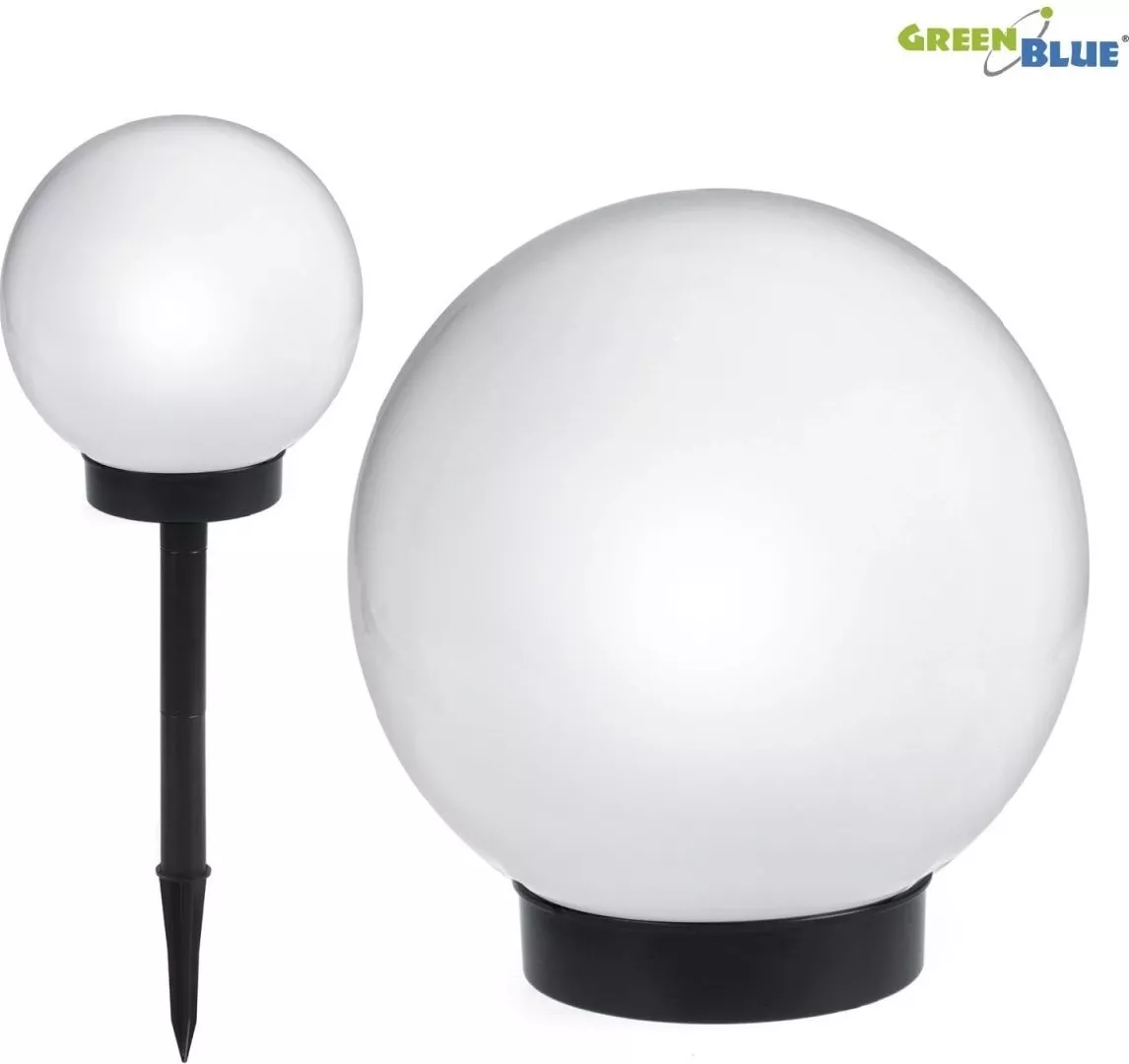 GreenBlue Solarna lampa ogrodowa kula LED