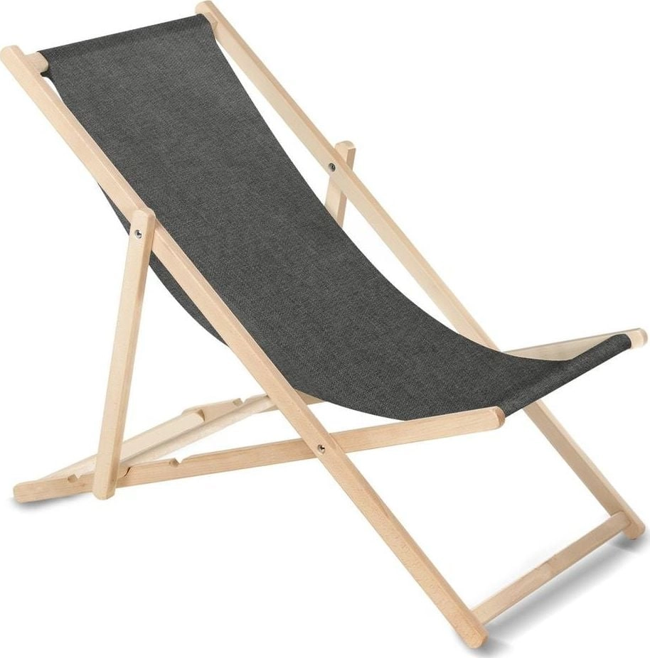 Classic beech lounger GreenBlue GB183M Melange